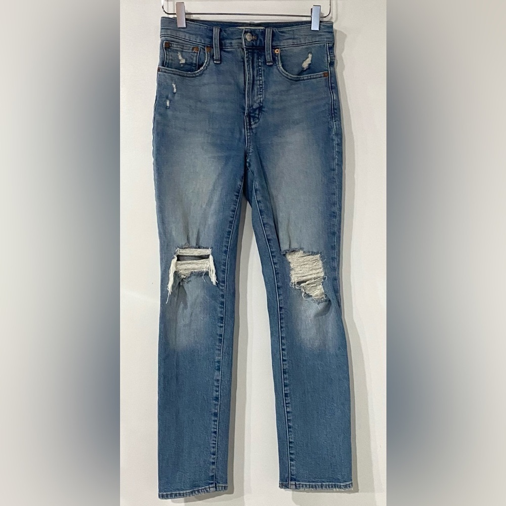 Madewell The Perfect Vintage Jean Denman Wash 25 Casual Distressed High Rise - Picture 5 of 10